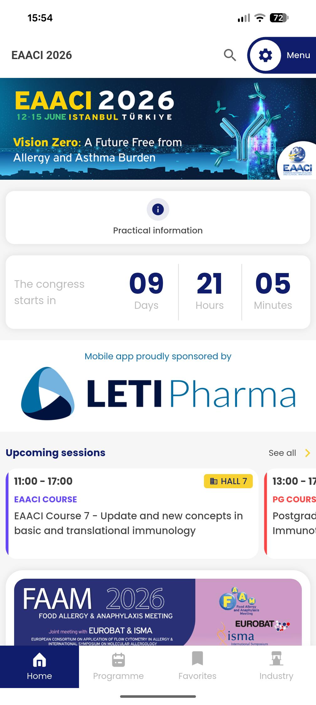 Mobile App Home page